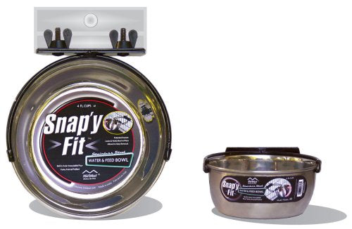 1 Qt Snappy Fit Water And Feed Bowl