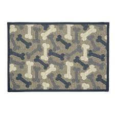 12"x 19" Bones Fashion Mat- Denim