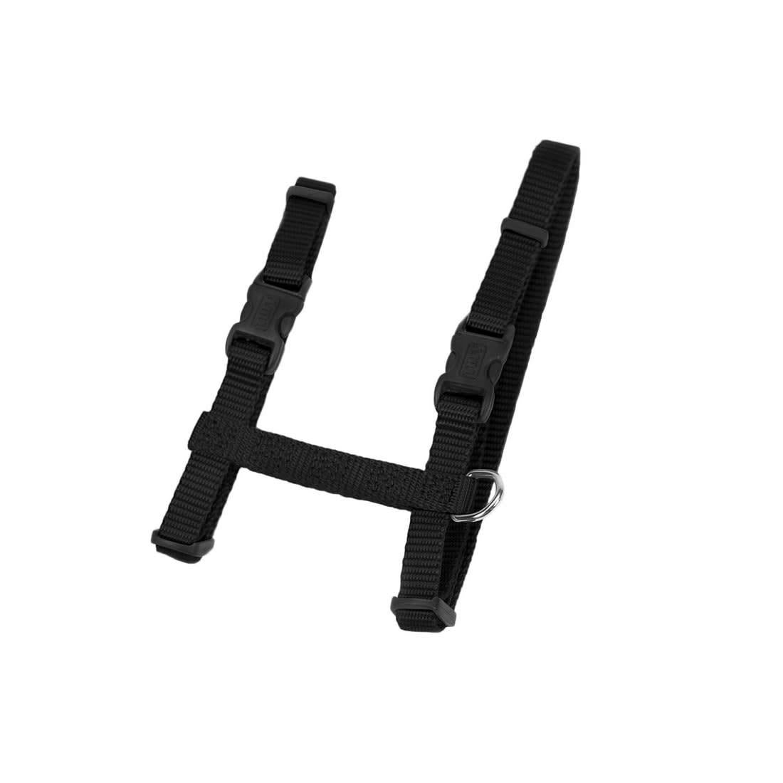 10-18" Figure Adjustable Cat Harness- Black