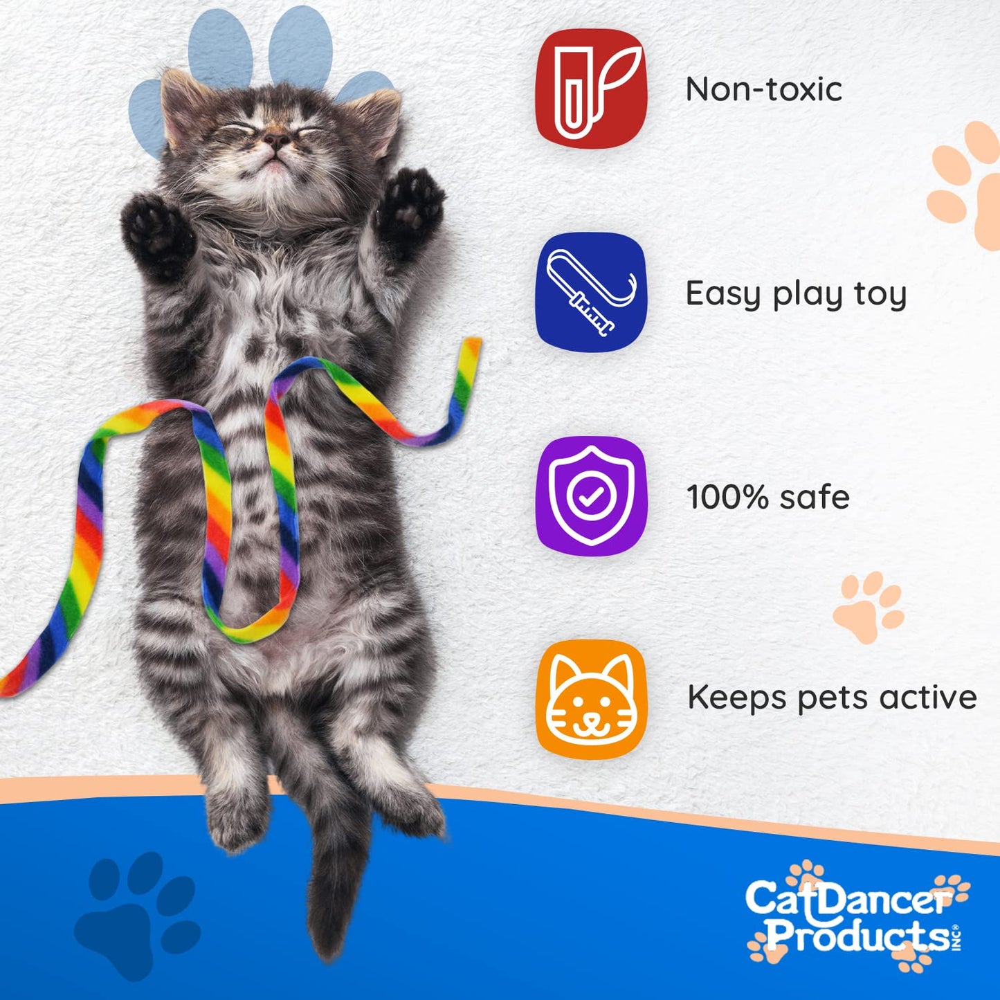 Cat Dancer - Cat Charmer - Rainbow