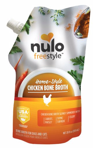 Nulo Freestyle Dog & Cat Chicken Broth 20 fl oz.