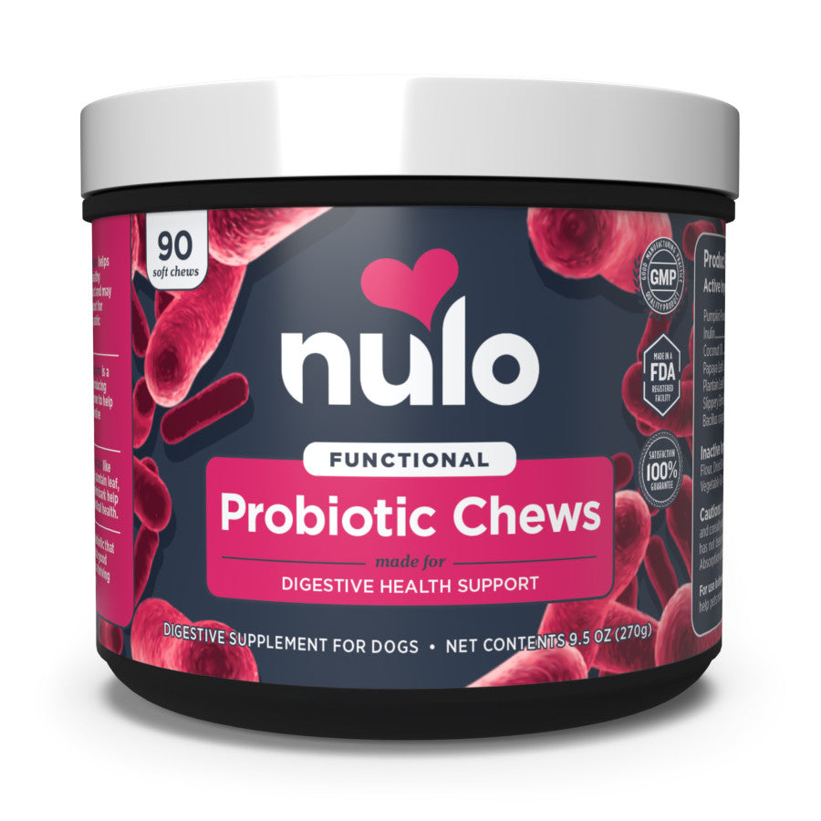 Nulo Functional Probiotic Soft Chew Supplement - Dog 9.5oz