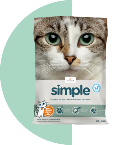 Intersand Simple Clumping Cat Liter 40lb.