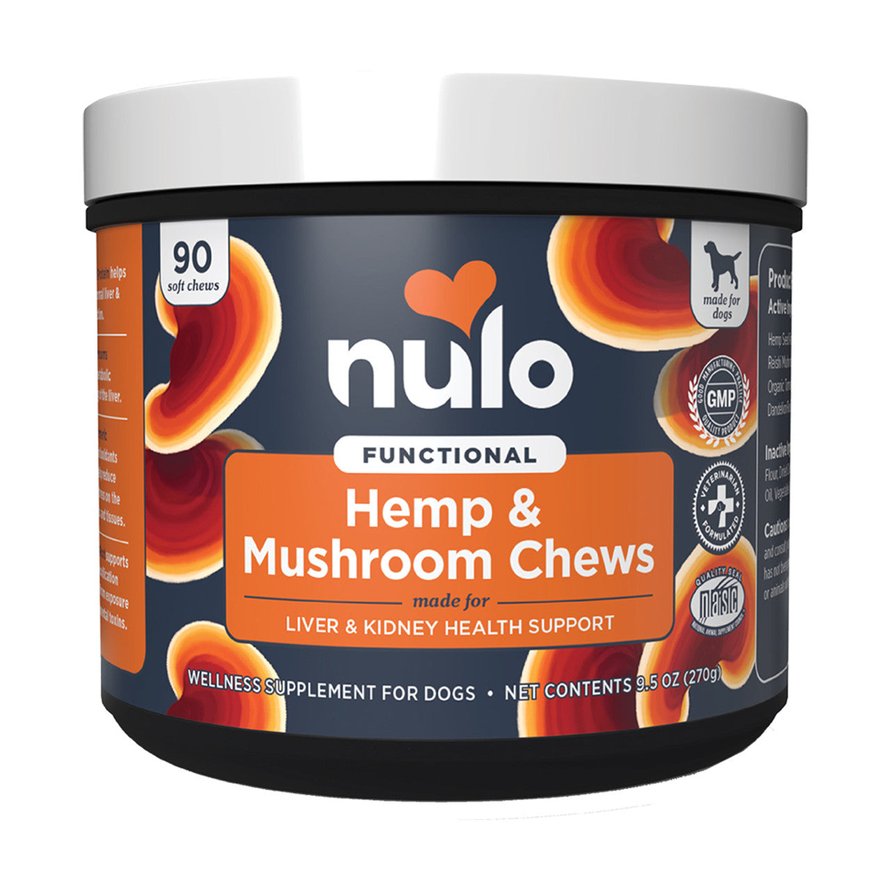 Hemp+Mushroom Soft Chews - Dog 9.5oz