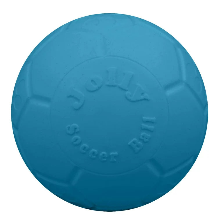 Jolly Pets Soccer Ball Boxed -Ocean Blue 8in.