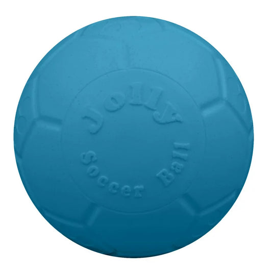 Jolly Pets Soccer Ball Boxed -Ocean Blue 8in.