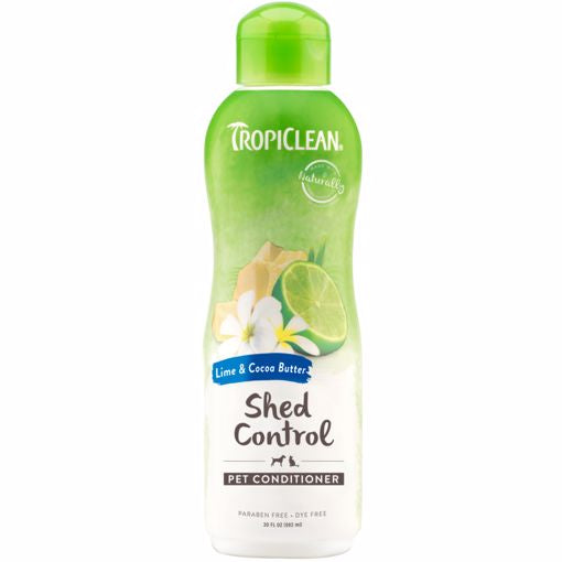 TropiClean Shed Control Conditioner - Lime & Cocoa Butter 20oz.