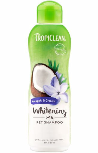 Tropiclean Whitening Pet Shampoo 20fl oz