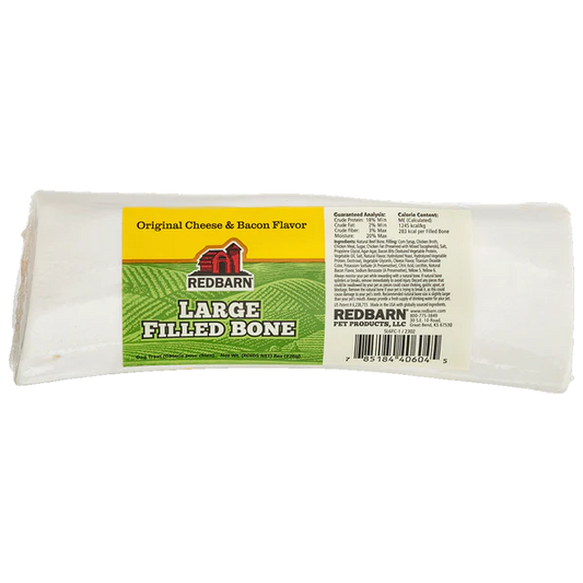RedBarn Filled Bone-Large -Cheese & Bacon 4-5in.