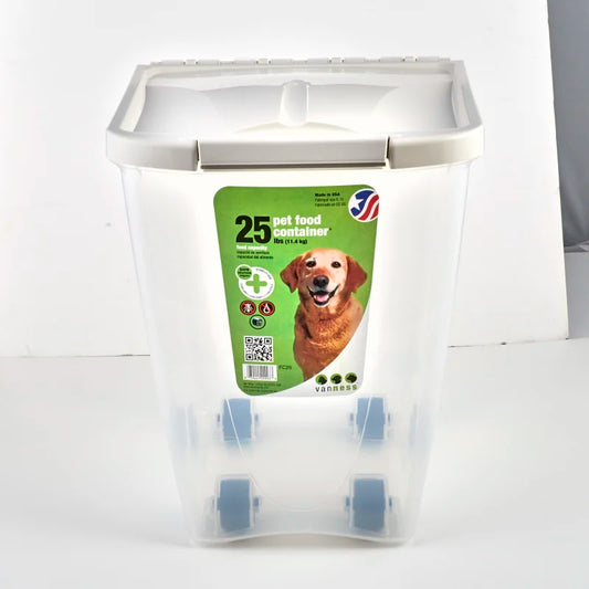 25 Lb Pet Food Container