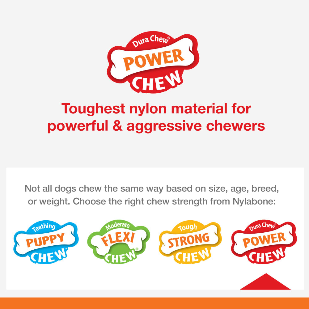 Nylabone Power Chew Pretzel Bacon & Peanut Butter Flavor