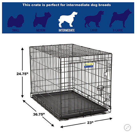 36" Contour Single Door Crate