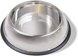 64oz Non-Spill Stainless Steel Pet Bowl