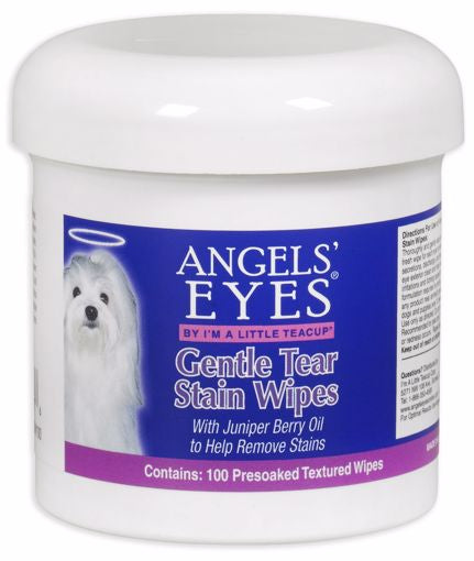 Angels Eyes Gentle Tear Stain Wipes - 100 ct