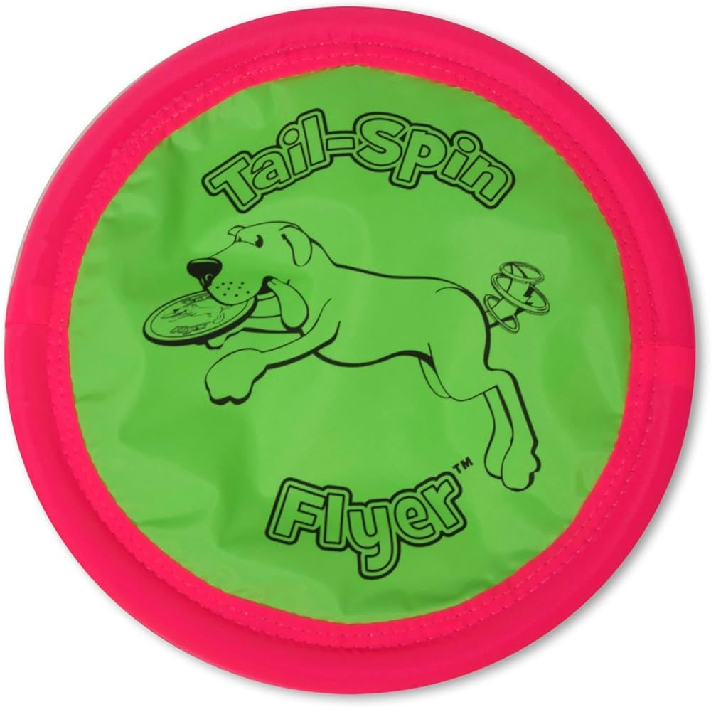 Aspenpet Tail Spin Flyer Pink/Green