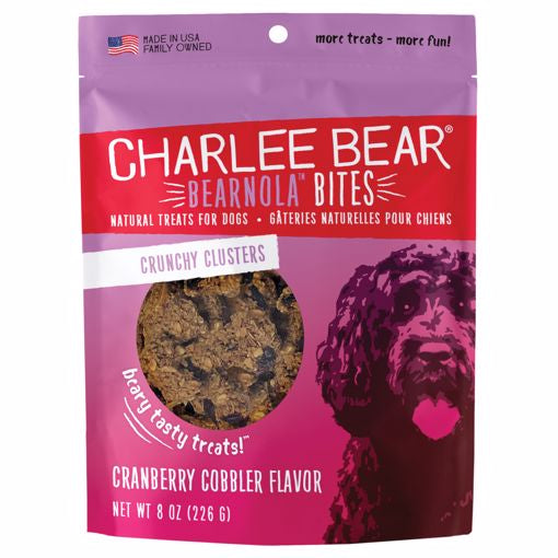 Charlee Bear Bearnola Bites Crunchy Clusters Cranberry Cobbler Flavor 8 oz