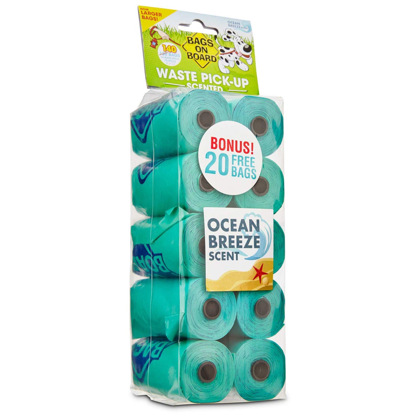 Bags on Board Ocean Breeze Scented Bag Refill 140ct