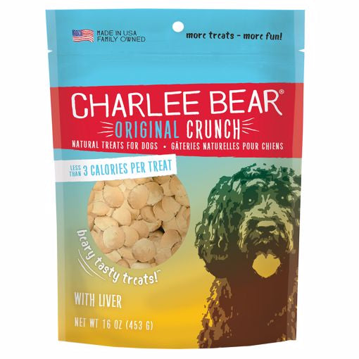 Charlee Bear Original Crunch w/Liver 16 oz