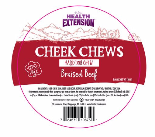 Health Extension Cheek Chews Braised Beef