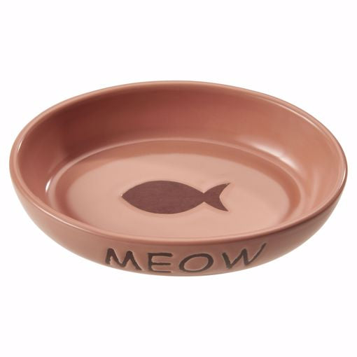 Portofino Oval Cat Dish-6 in.