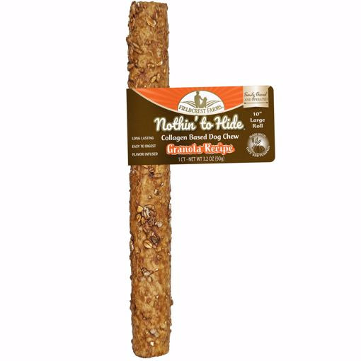 Nothin’ to Hide Natural Roll Granola With Oats And Pumpkin 10” Dog Chews