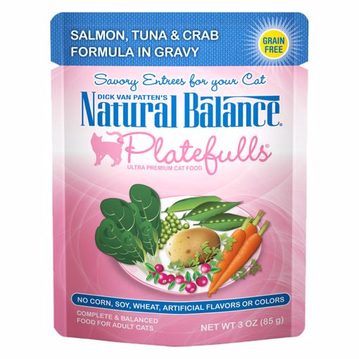 Natural Balance Platefuls Salmon, Tuna and Crab 3oz.