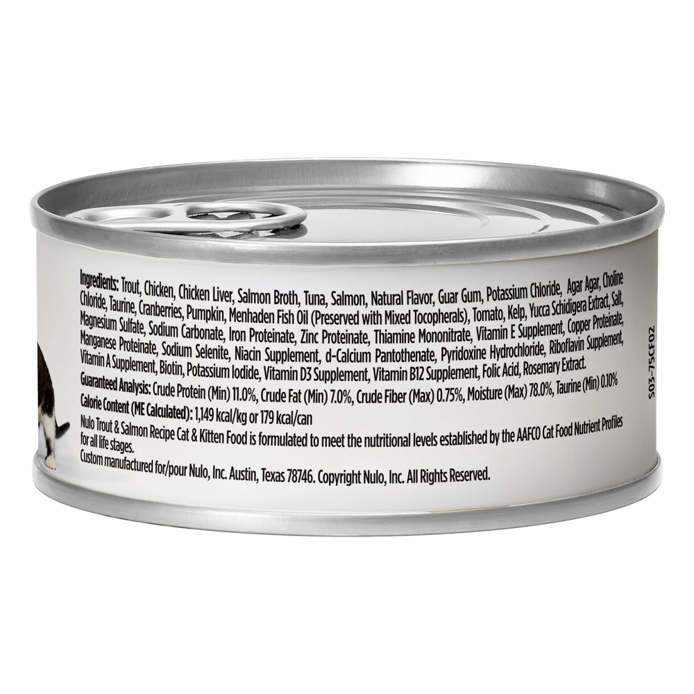 Nulo Freestyle Cat Grain Free-Trout/Salmon 5.5oz.
