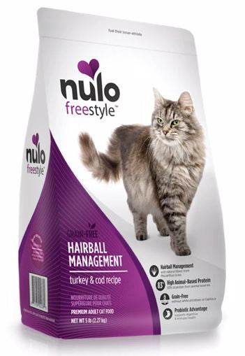 Nulo Freestyle Cat Hairball Management -Turkey/Cod-5lb.