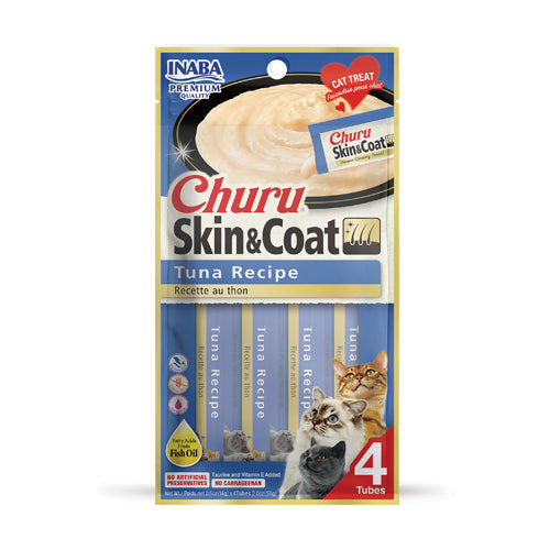 Churu Skin & Coat Tuna Recipe - 4pk 0.5 oz
