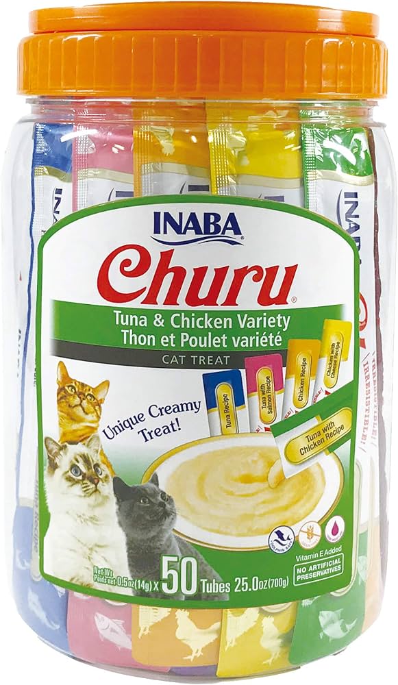 Churu Tuna & Chicken Variety Tub - 50/0.5oz