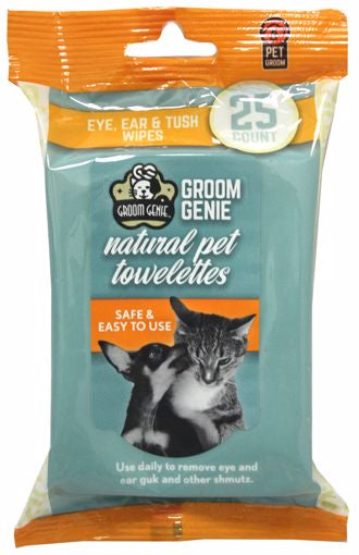 Multipet Pet Towelettes Eye, Ear, & Sensitive Area-25 ct.