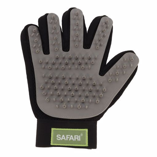 Safari Grooming Glove-Black/Grey