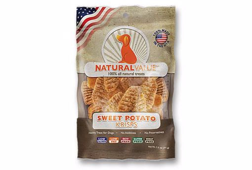 Natural Value Sweet Potato Chicken Crisps 2oz - Made In USA