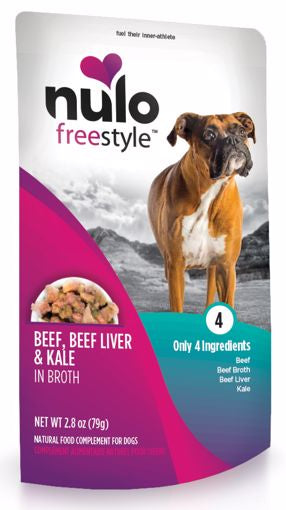 Nulo FreeStyle Dog Pouch - Beef, Kale in Broth - 2.8oz