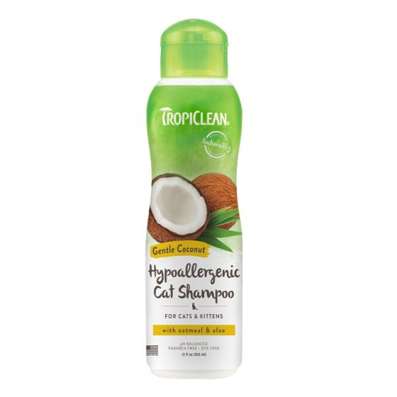Tropiclean Hypoallergenic Coconut Shampoo - Cats & Kitten - 12oz.