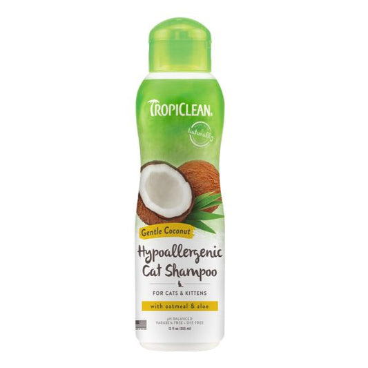 Tropiclean Hypoallergenic Coconut Shampoo - Cats & Kitten - 12oz.