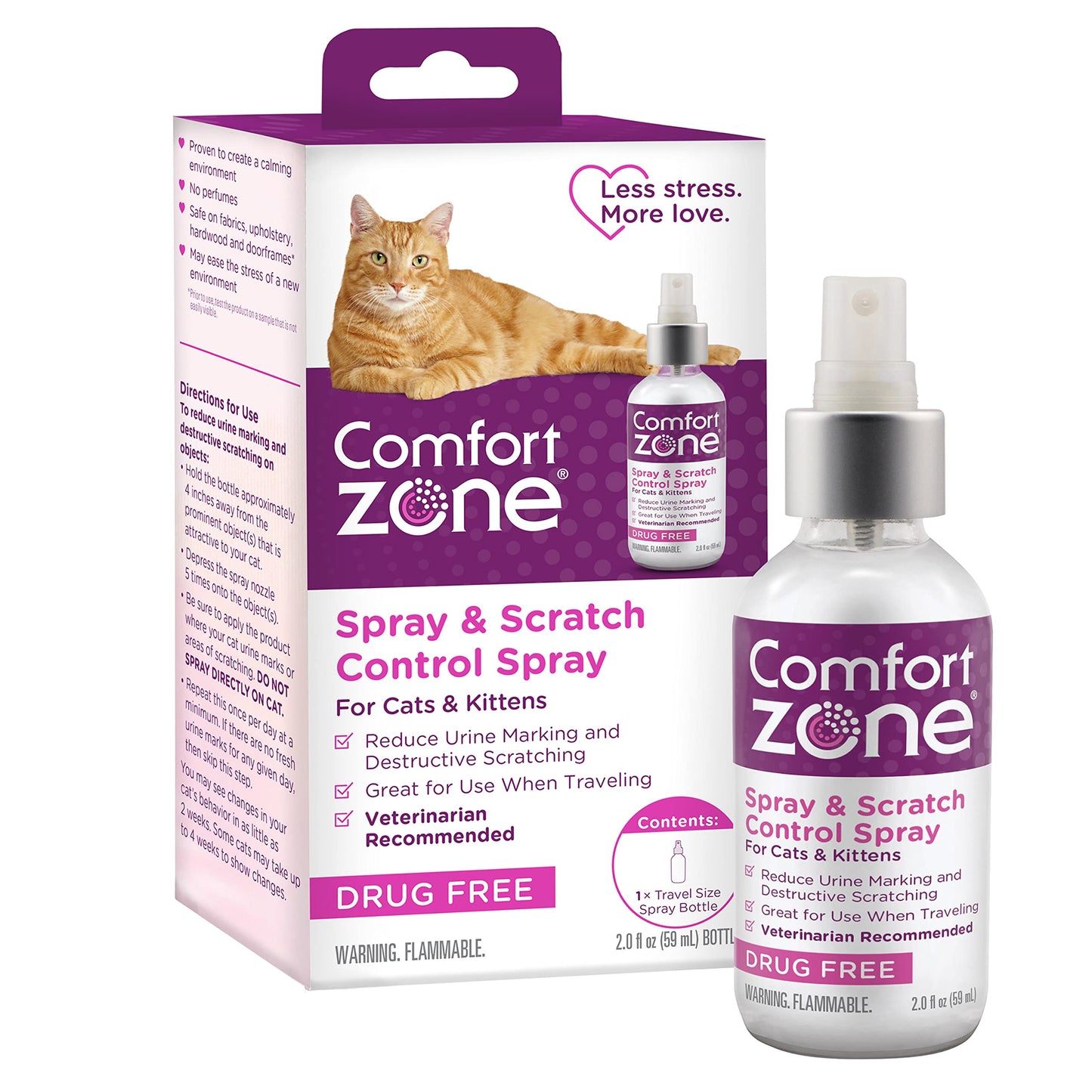 Comfort Zone Cat Calming Spray 2oz