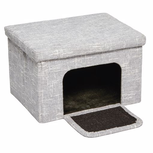 Curious Cat Cottage - Silver Mesh
