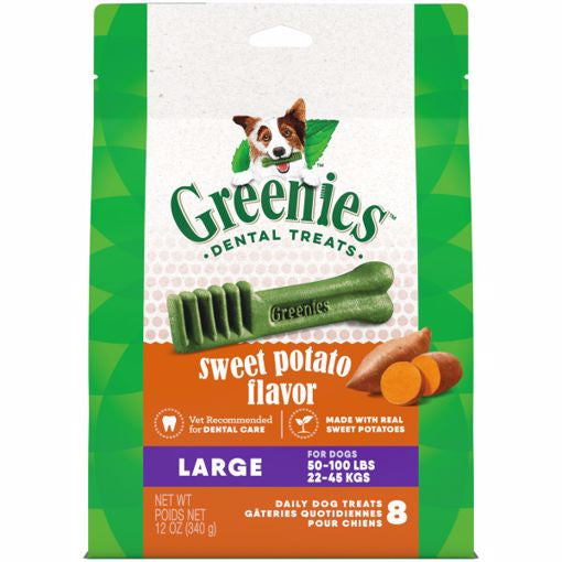 Greenies Large Dental Bone-Sweet Potato 12 oz