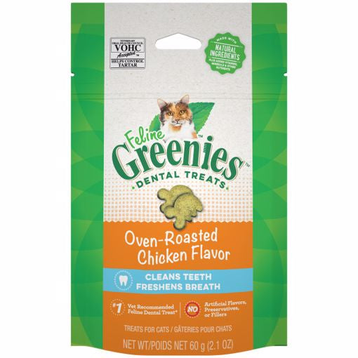 Greenies Feline Dental Treat - Chicken Flavor