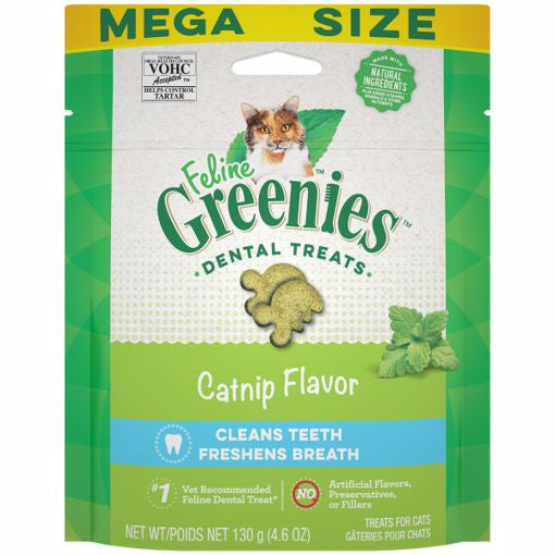 Greenies Feline Dental Treat - Catnip Flavor