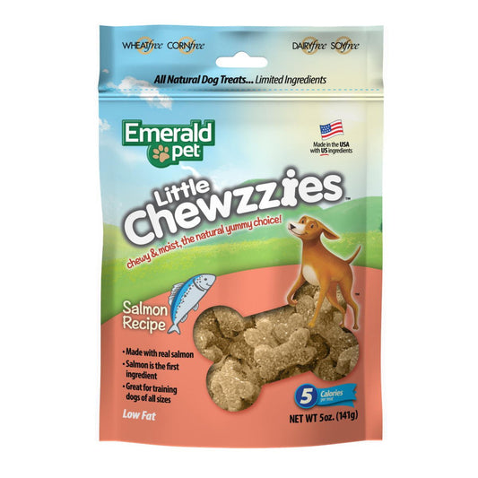 Emerald Pet Little Chewzzies Dog Treats Salmon Flavor 5oz