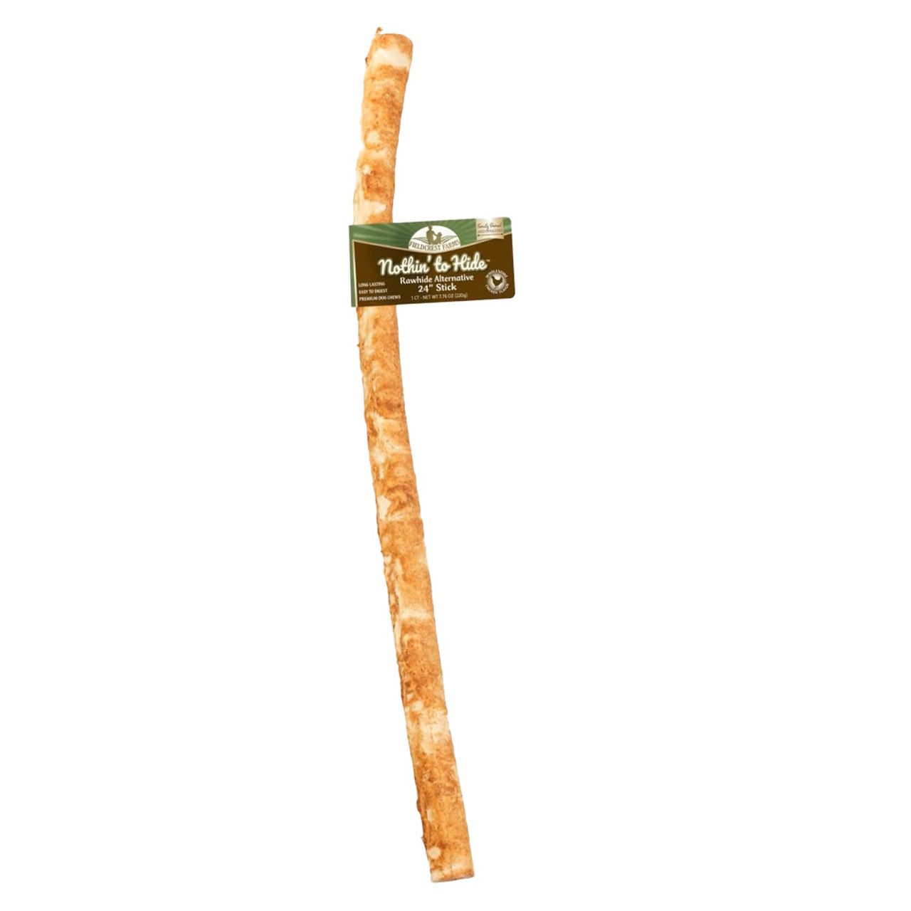 FieldCrest Farms Nothin to Hide 24in. Collagen Dog Chew- Chicken