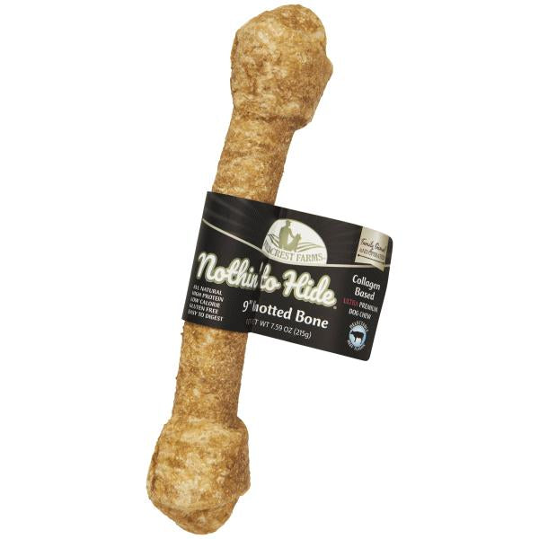 FieldCrest Farms Nothin’ to Hide 9in. Knotted Bone - Beef