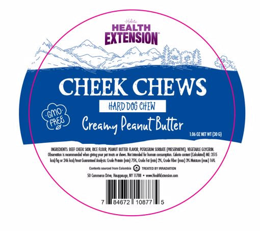 Health Extension Cheek Chews-Creamy Peanut Butter