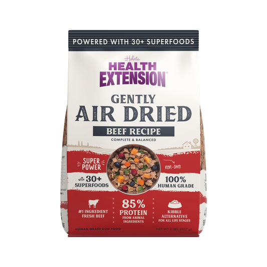 Health Extension Gently Air Dried Dog Food 2lb - Beef