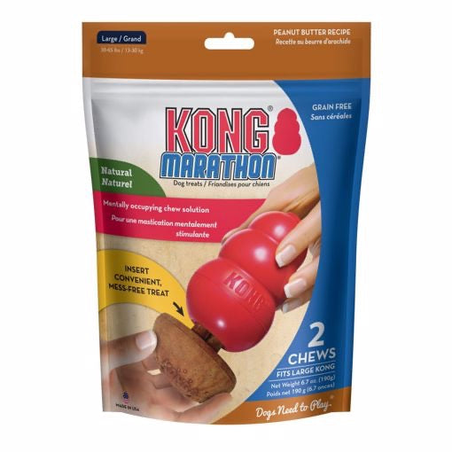 Kong Marathon Dog - 2 Lg Chews - 6.7oz