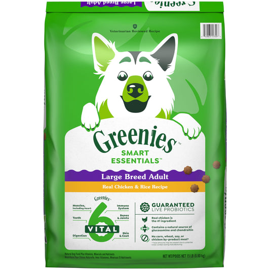 Greenies Adult Dry Dog Food - Chicken 15lb