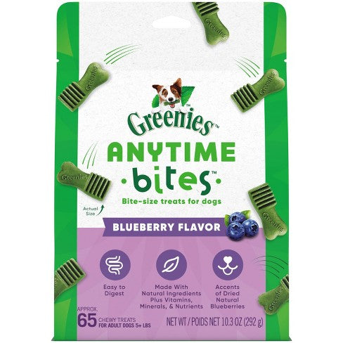 Greenies Anytime Bites - Blueberry -10.34oz