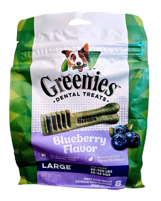 Greenies Blueberry Large Treat Pack - 12oz